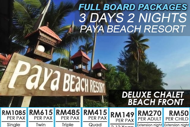Package Paya Beach Resort, Pulau Tioman