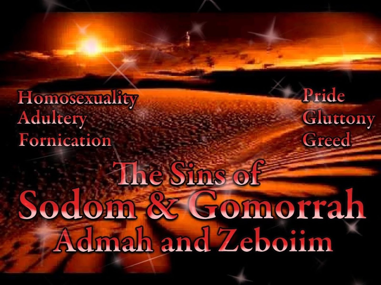 THE SINS OF SODOM & GOMORRAH