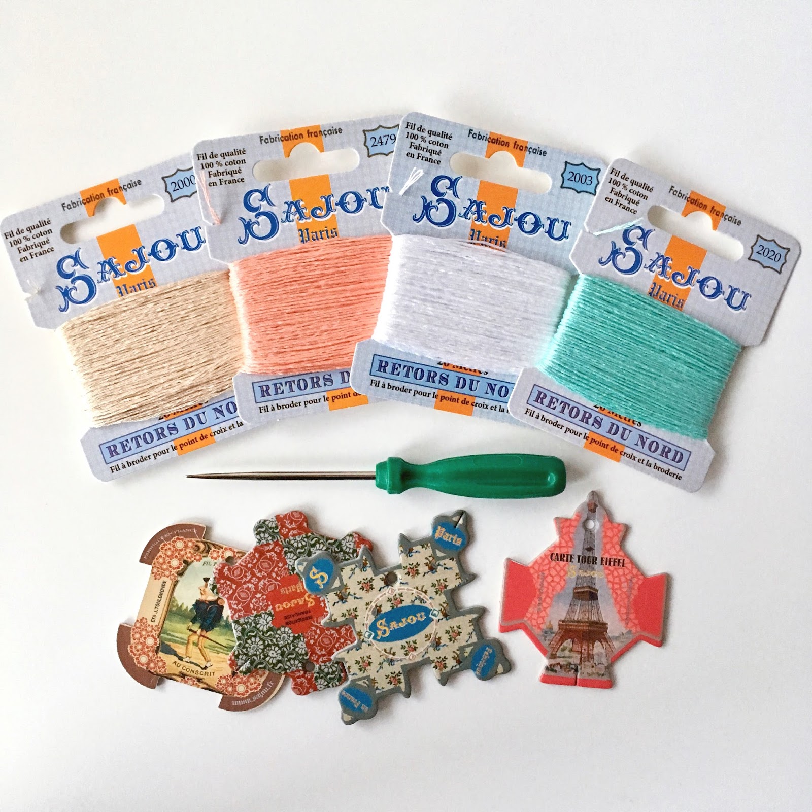 GoGo bowl and Sajou sewing supplies / CHARM ABOUT YOU