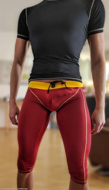 Gay men spandex