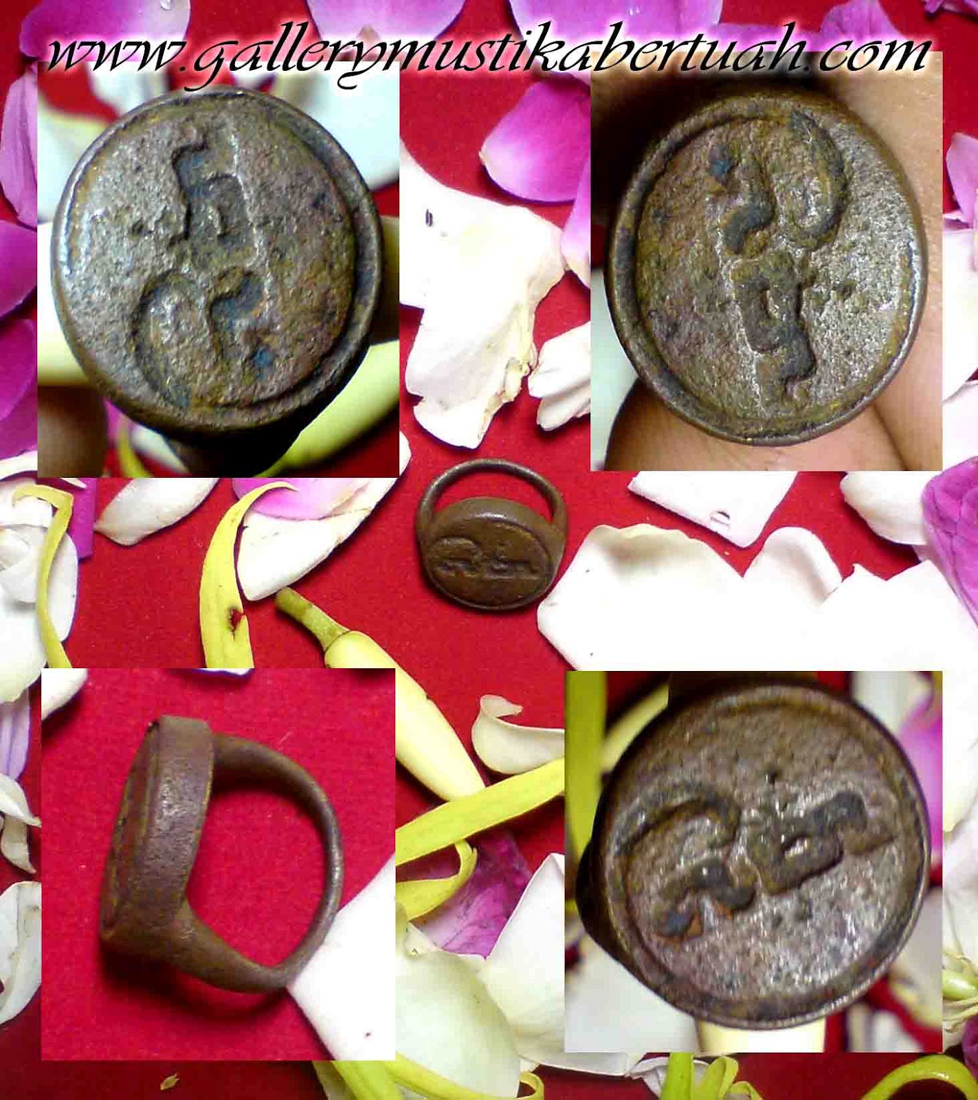 Cincin Pusaka Kuno Ornamen Huruf Sansekerta ~ PUSAKA GUNUNG JATI