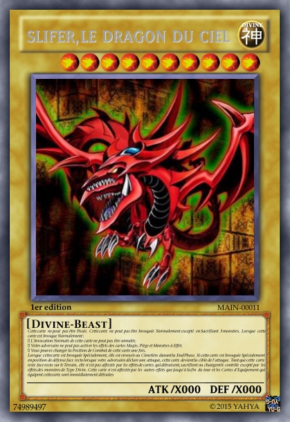 Carte Yu Gi Oh La Plus Chere Du Monde vente de carte yu gi oh ou echange au maroc: 2015