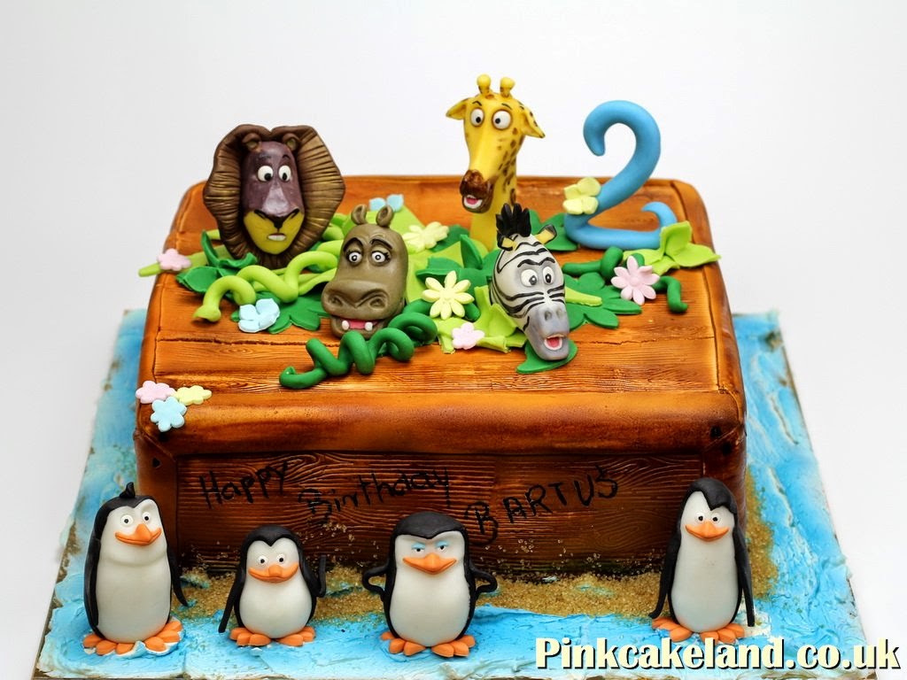 Madagascar Birthday Cake, London