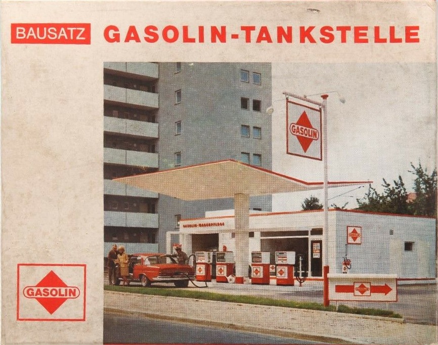 Bring Mich Zur Nächsten Tankstelle Bahnbauten H0/TT/N: Gasolin-Tankstelle