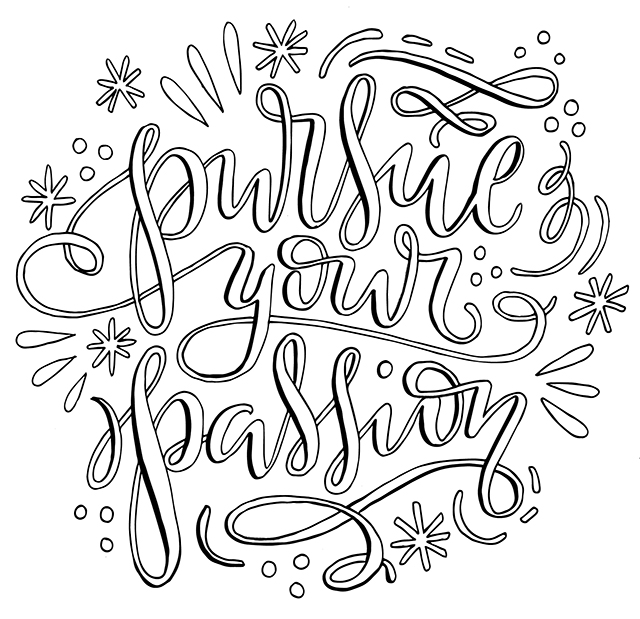 lettering with megan: 1 phrase 10 ways