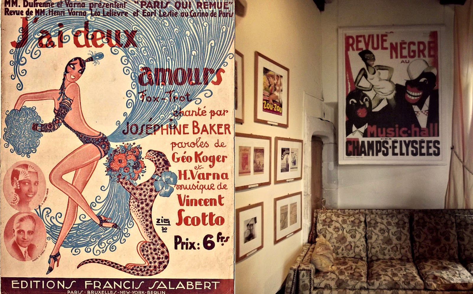 Josephine Baker Et Le Chateau Des Milandes The Paris Market & Brocante: Postcards from Paris: { josephine baker