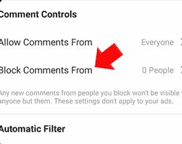 Cara Memblokir Komentar di Instagram untuk Sebagian Pengikut atau non-Pengikut 4