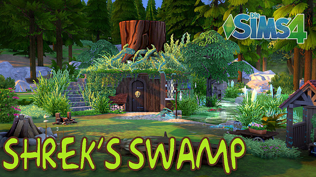 Sims 4 Shrek's Swamp House