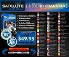 Watch online TV with satellite