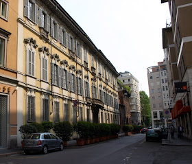 Luchino Visconti's family lived in the 16th century  Palazzo Visconti di Modrone in Milan 