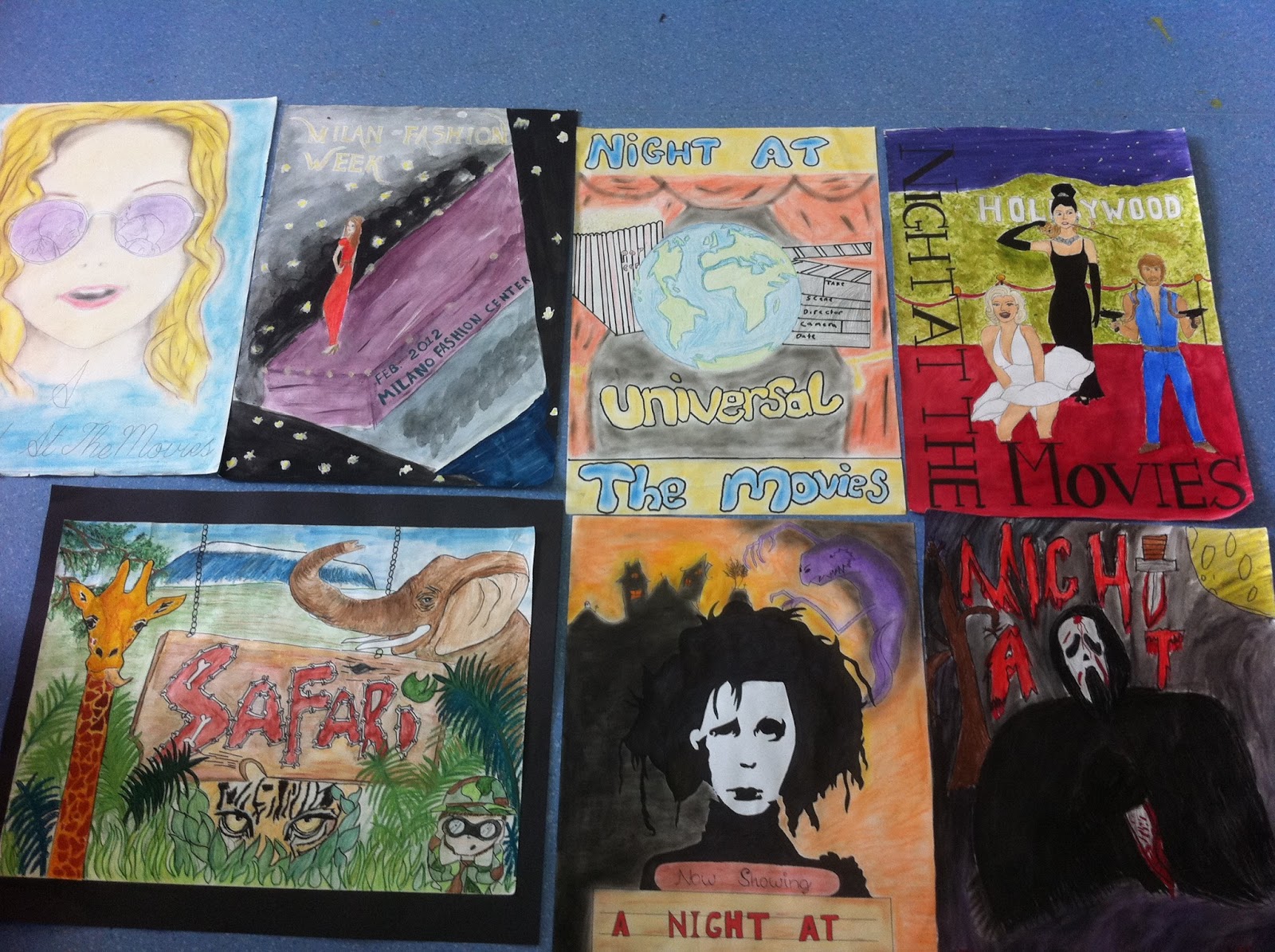 Magh Ene College Art Dept. Leaving Cert Art Work