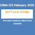 SCS February 2018 -  Pre-seen video analysis - CIMA Strategic Case Study - Royals Gyms