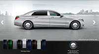Màu ngoại thất Mercedes Maybach S560 4MATIC 2019 Mercedes Maybach S560 4MATIC 2019 màu Bạc Iridium 775