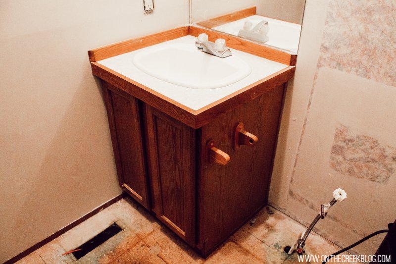 'Before' pics of one of the bathrooms in our Kay House Reno!