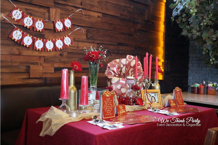 King And Queen Dhila Miftah We Think Party Decoration