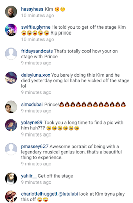 fans react to prince kicking kim k off stage