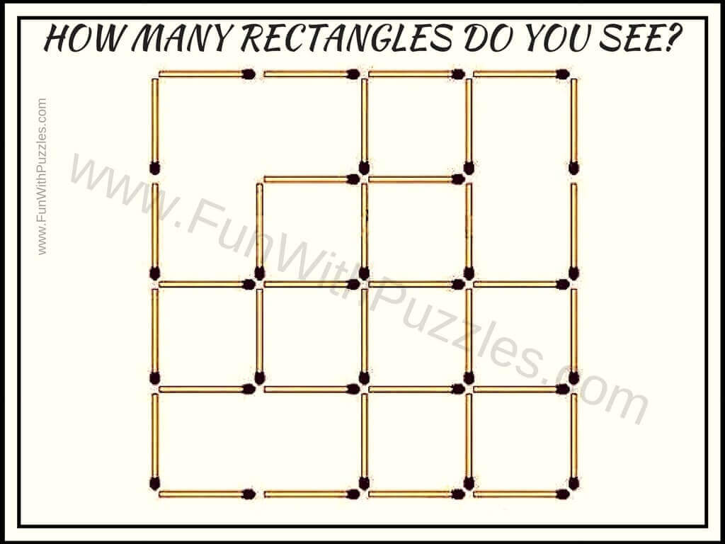 Counting Shapes Puzzle Visual Observational Challenge