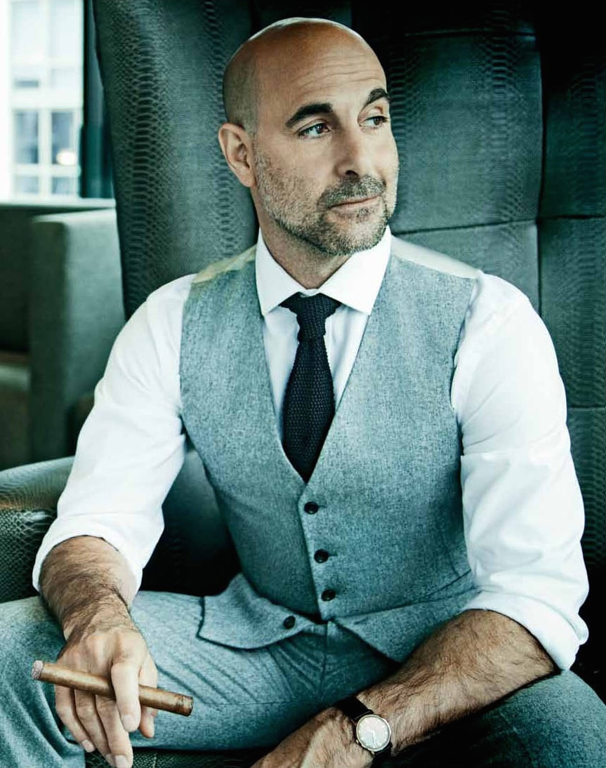 my new plaid pants: Stanley Tucci One Time