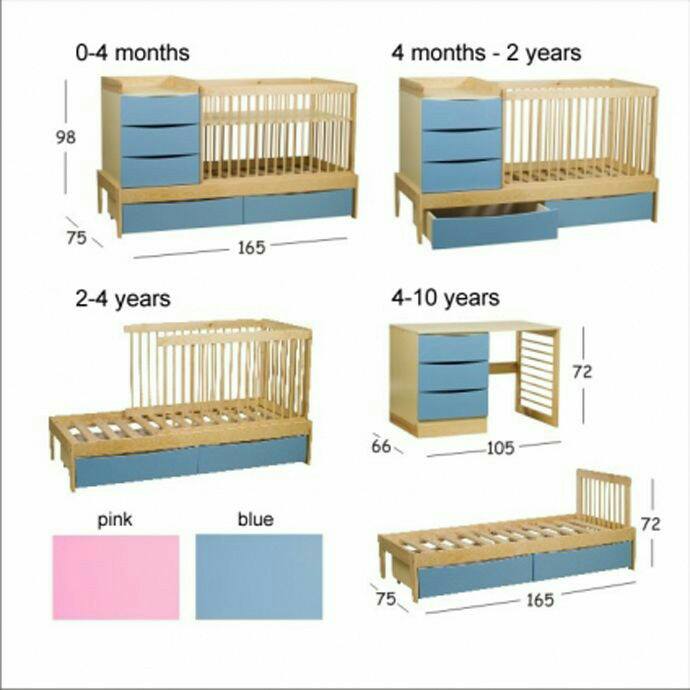 Planos de cunas de madera para bebés Planos de cunas de madera para bebés