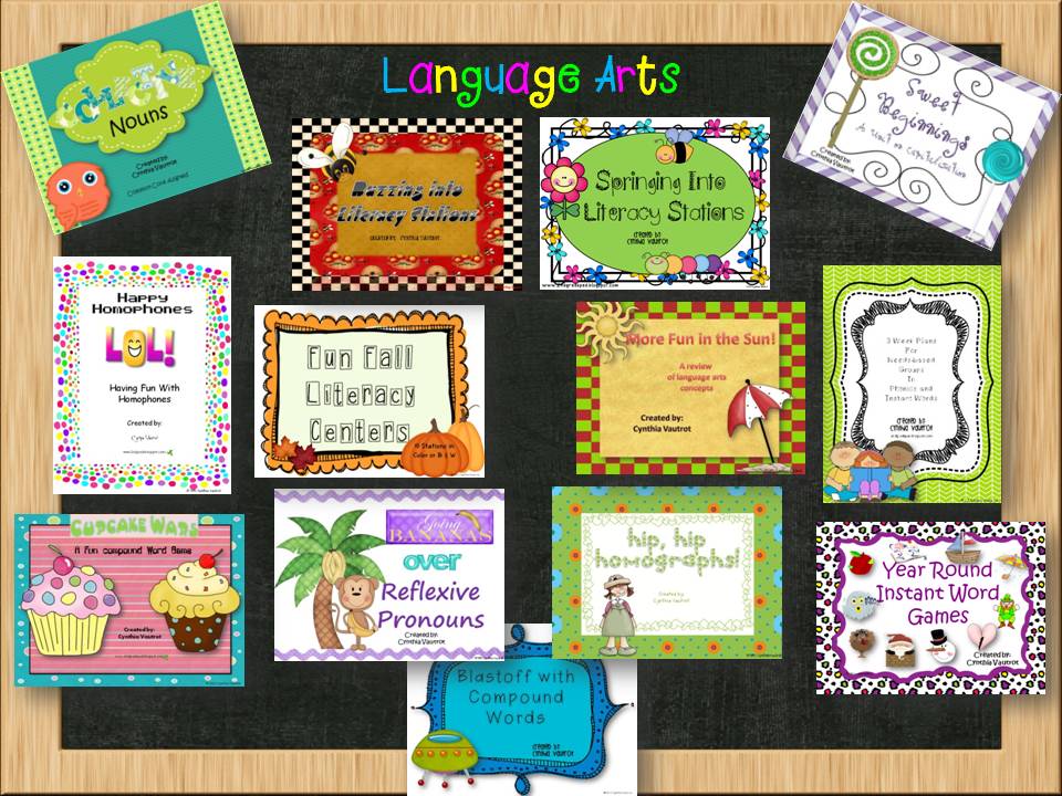 Second Grade Language Arts Fun Project