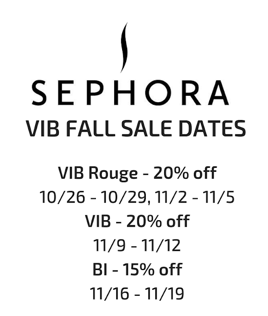 Sephora Fall VIB Sale Wish List La Vie en May Petite Fashionista