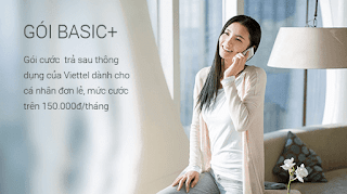Gói cước Viettel trả sau Basic+
