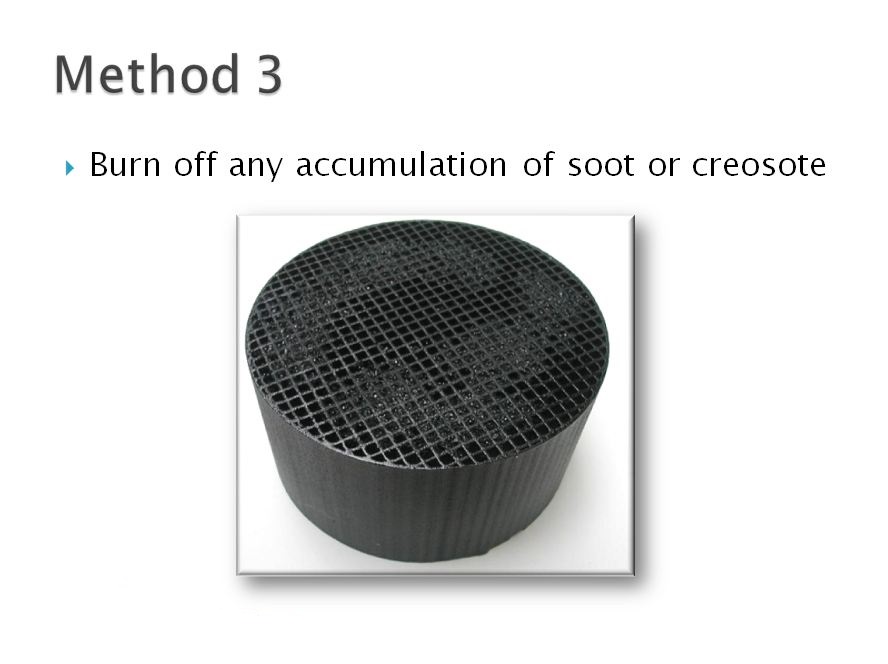 woodstove catalytic combustors Methods of cleaning the catalytic