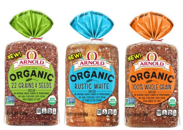 arnold brownberry and oroweat organics bread line rolls out