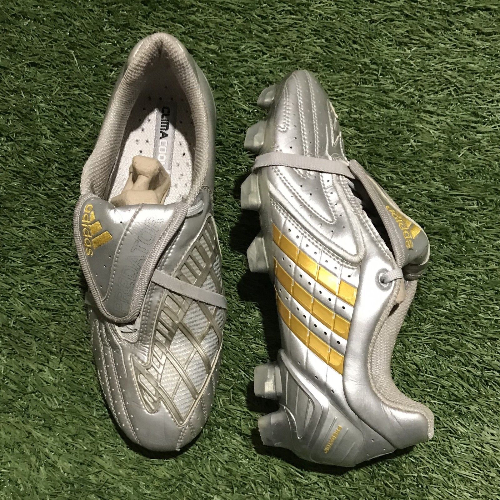 silver adidas predators