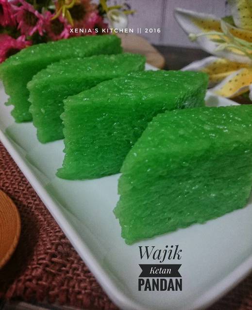 Wajik Ketan Pandan By Xenia Sari Aneka Resep Jajanan Pasar
