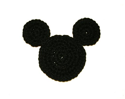 Tampa Bay Crochet: Mickey Mouse Ears Coaster Free Crochet Pattern