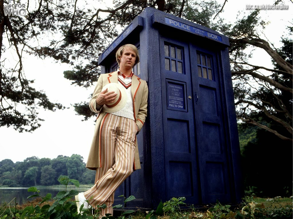 Peter Davison Celery Boutineer--5th Day of Doctor Who! 