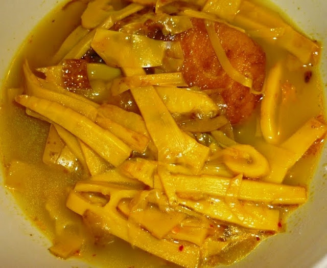 Cuisine Of Manipur SOIBUM THONGBA (BAMBOO SHOOT CURRY)