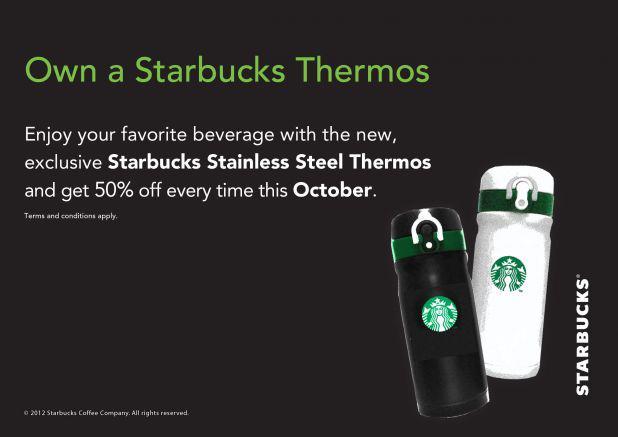Starbucks Malaysia Thermos Oct 2012