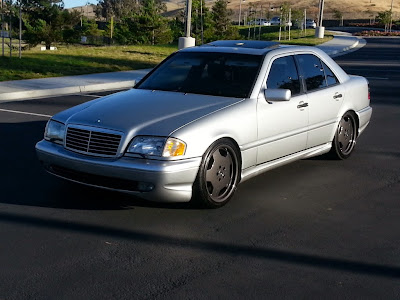 1993 Black Mercedes-Benz E320 W124 Coupe with Awesome Girl