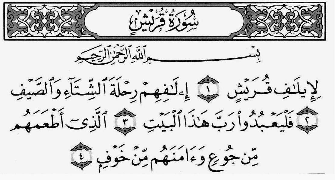 Surah Al-Quraisy dan Artinya | IslamDNet