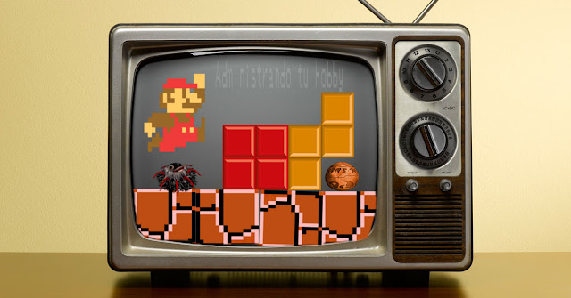 Collage de videojuegos Mario, Tetris, Yomawari y Jack and Daxter por administrando tu hobby