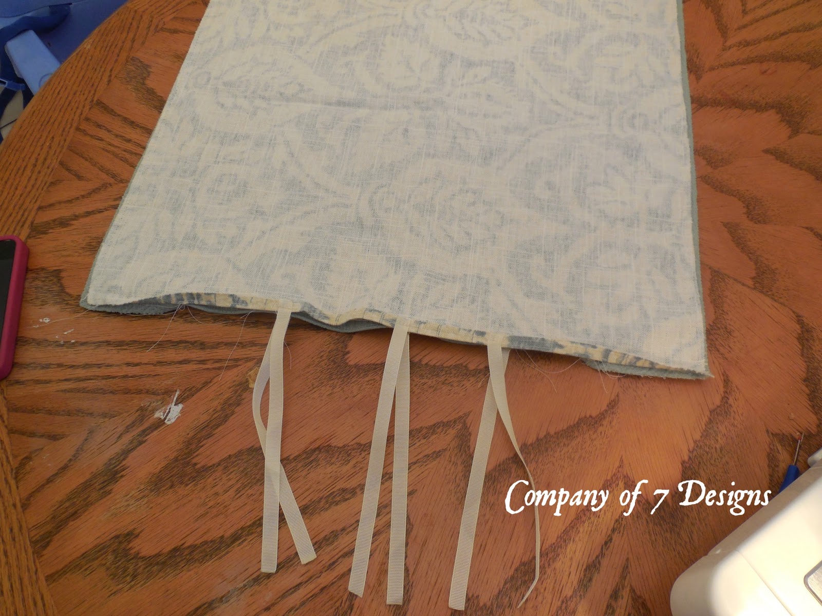 Company of 7 Designs Easy NO ZIPPER Slipcover Pillows Tutorial