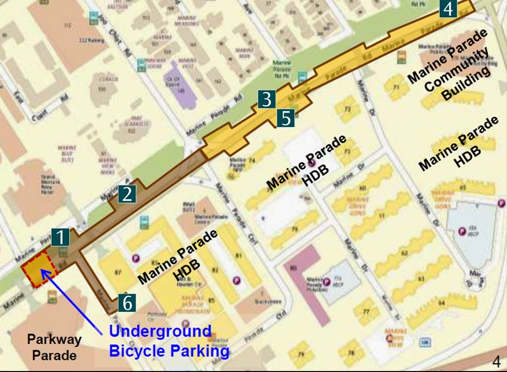 East Coast Line Construction Preconstruction Marine Parade