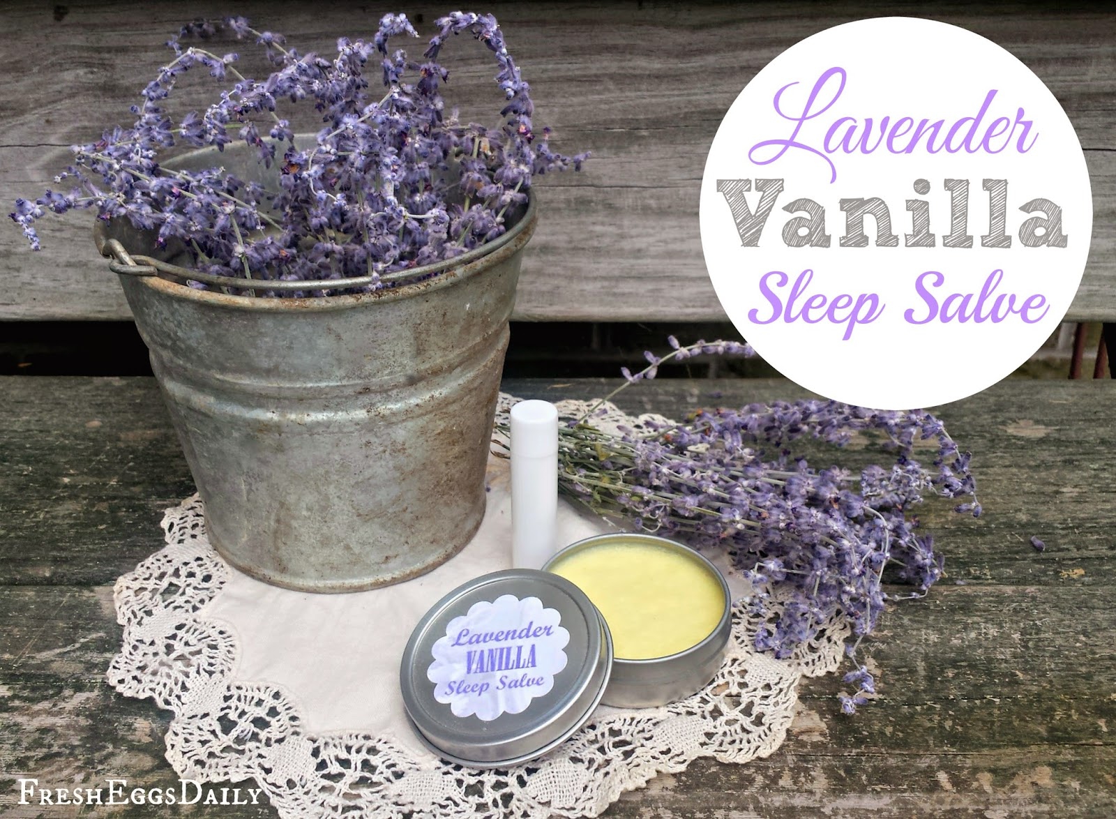 Lavender Vanilla Sleep Stick Balm Fresh Eggs Daily® with Lisa Steele