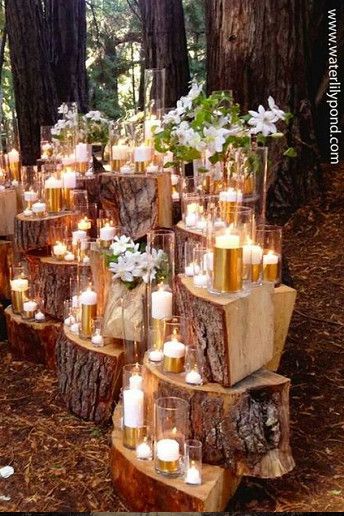 Iluminación espectacular en tu boda velas caminos luces