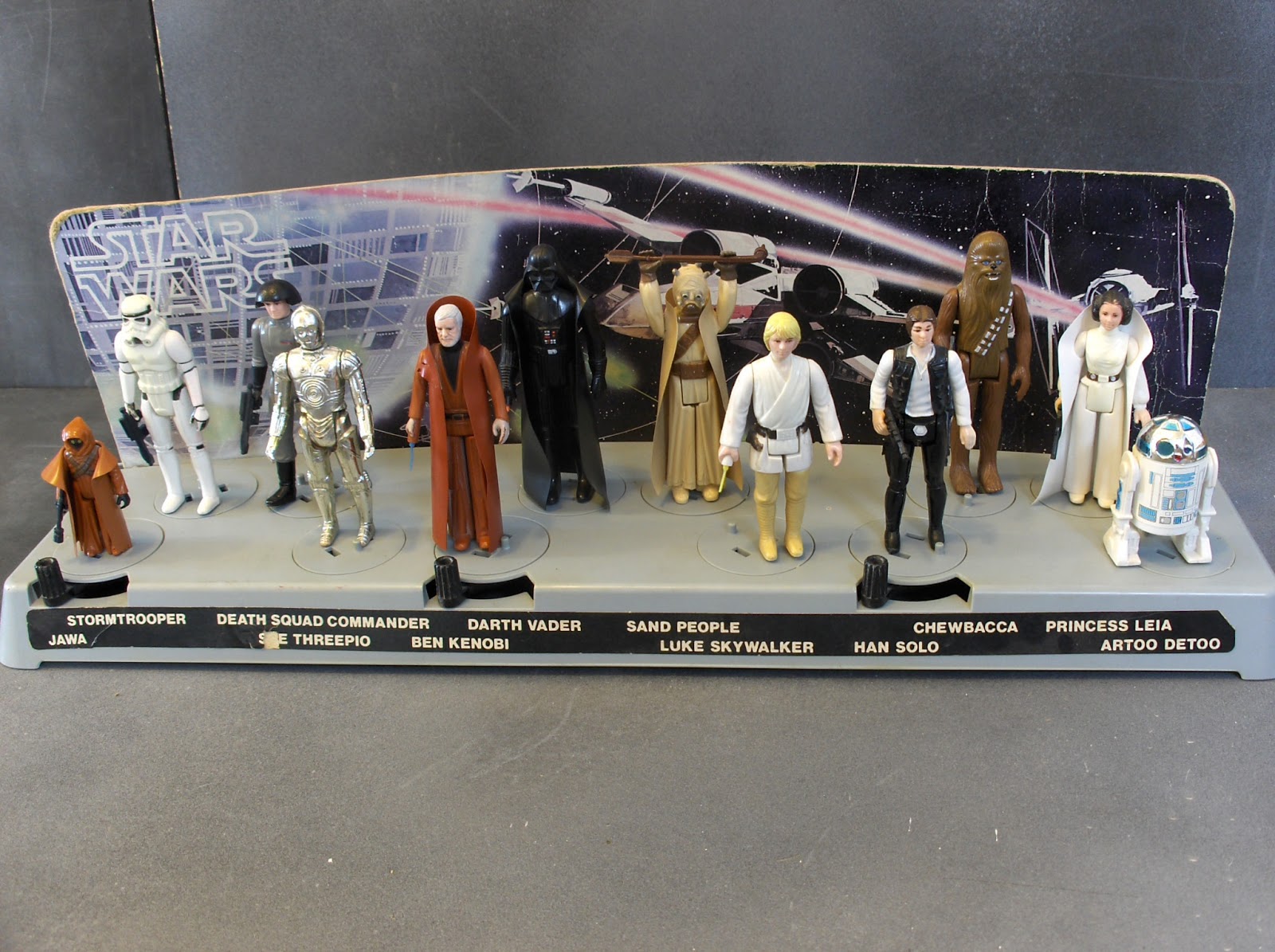 Vintage Kenner Star Wars Toys: Star Wars Action Display Stand