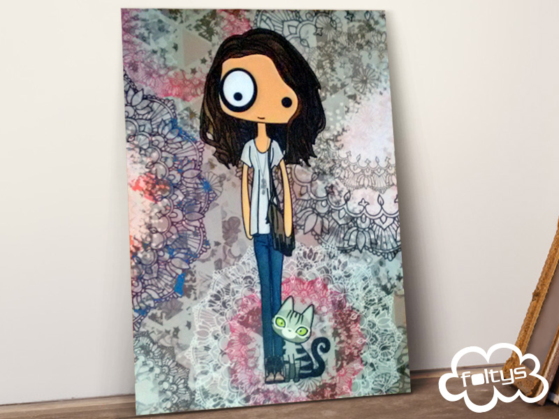 laminas personalizadas | custom prints | foltys vs carmen & leo | handmade with <3