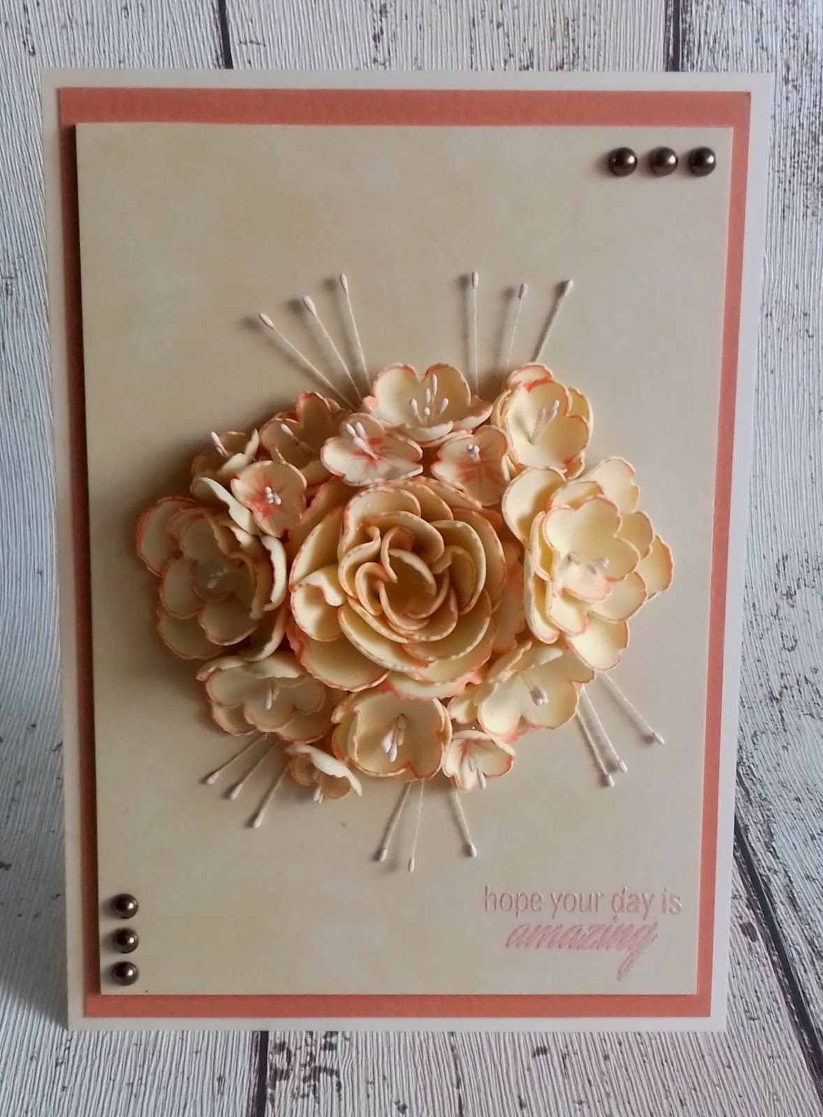 Home is where the craft is..... New Fleurs Flower Forming Foam DT