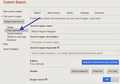 Membuat dan Pasang Google Custom Search Engine di blogger