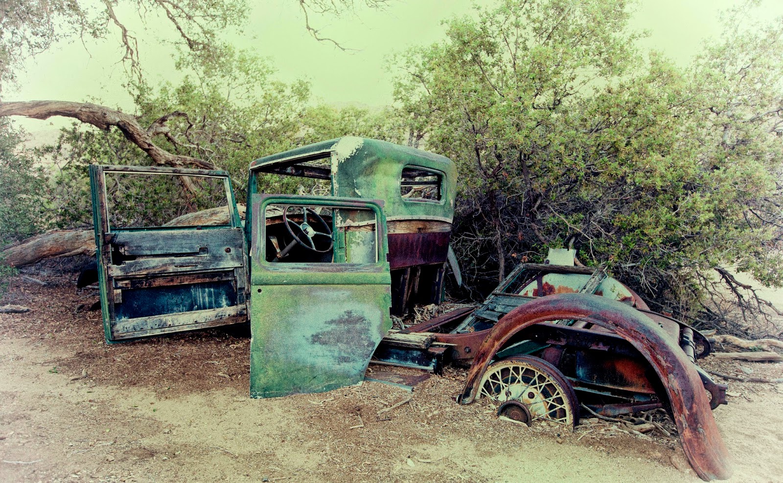 Spare Parts and Pics Old Cars of Joshua Tree National Park