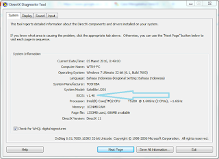  Cara mengetahui versi BIOS komputer kita