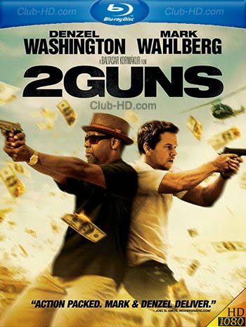2 Guns (2013) 1080p BDRip Dual Latino-Inglés [Subt. Esp] (Thriller. Acción. Comedia)