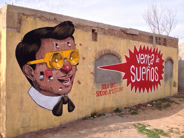 Street Art By Italian Graffiti Artist Pixel Pancho In Juarez Mexico For Hola Color Urban Art Festival. 1