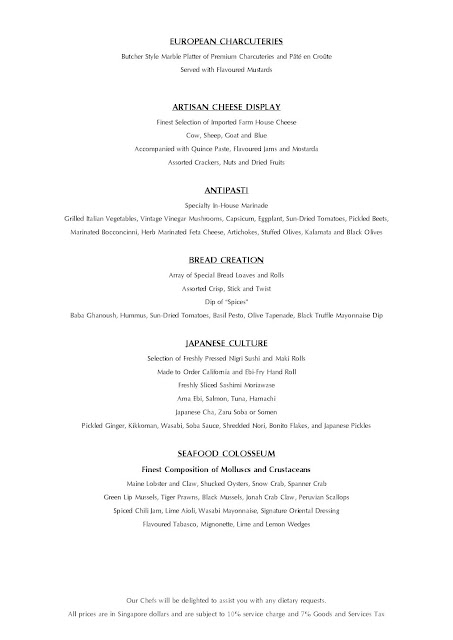 Holiday dinner party menus SuMMeR LoVes To Eat! Singapore Food Blog: List of Hotels Christmas Eve